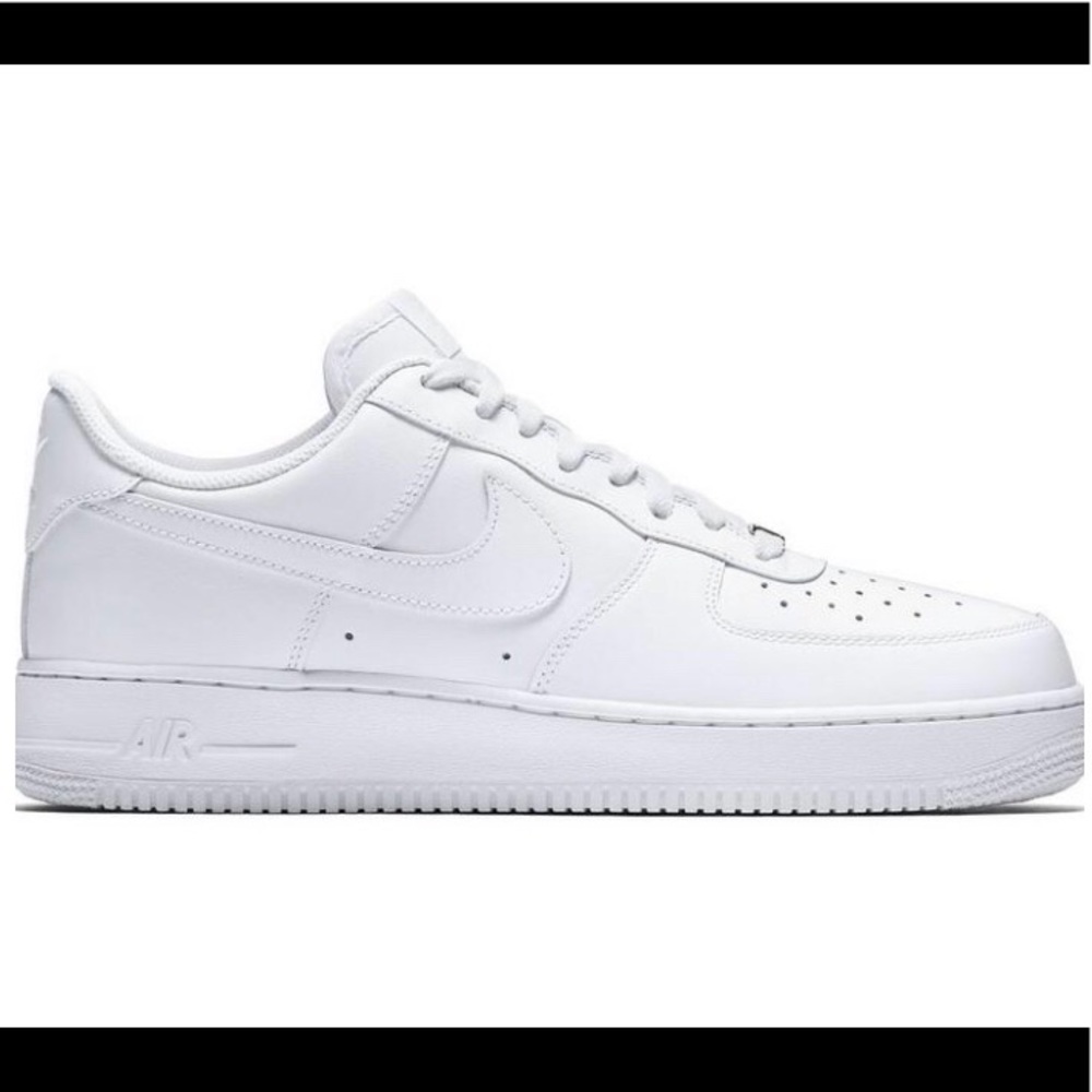 All White Airforce 1’s
